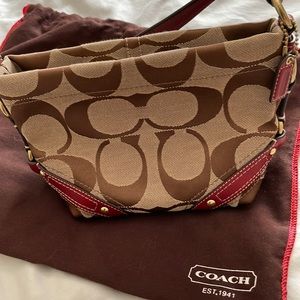 Coach bag N-G0782-40347 in dark red